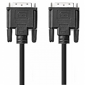 כבל מחיבור DVI לחיבור DVI מבית TOPX (אורך הכבל 10 מטר) כבל מחיבור DVI לחיבור DVI מבית TOPX (אורך הכבל 10 מטר)