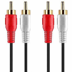 כבל אודיו סטריאו מחיבור 3.5 מ"מ לחיבור 2XRCA מבית TOPX (אורך הכבל 5 מטר) כבל אודיו סטריאו מחיבור 3.5 מ"מ לחיבור 2XRCA מבית TOPX (אורך הכבל 5 מטר)