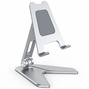 מעמד לשולחן לטלפון סלולרי מדגם Aluminum Foldable Patch Phone Desk Mount מבית BONERUY (מתאים לגודל מסך 4"- 10") מעמד לשולחן לטלפון סלולרי מדגם Aluminum Foldable Patch Phone Desk Mount מבית BONERUY (מתאים לגודל מסך 4"- 10")