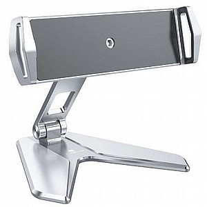 מעמד לשולחן למחשב לוח מדגם Aluminum Foldable Curved Tablet Desk Mount מבית BONERUY (מתאים לגודל מסך 7"- 12.9") מעמד לשולחן למחשב לוח מדגם Aluminum Foldable Curved Tablet Desk Mount מבית BONERUY (מתאים לגודל מסך 7"- 12.9")