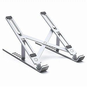 מעמד לשולחן למחשב נייד מדגם Aluminum Foldable Flakes Laptop Desk Mount מבית WIWU (מתאים לגודל מסך 10"- 17.3") מעמד לשולחן למחשב נייד מדגם Aluminum Foldable Flakes Laptop Desk Mount מבית WIWU (מתאים לגודל מסך 10"- 17.3")
