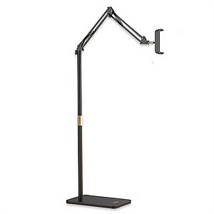 מעמד לרצפה לטלפון סלולרי מדגם Aluminum Foldable Dissipation Phone Floor Mount מבית LaTera (מתאים לגודל מסך 4"- 10") מעמד לרצפה לטלפון סלולרי מדגם Aluminum Foldable Dissipation Phone Floor Mount מבית LaTera (מתאים לגודל מסך 4"- 10")