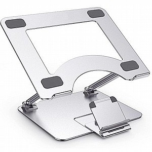 מעמד לשולחן למחשב נייד מדגם Aluminum Foldable Chuck Laptop Desk Mount מבית LaTera (מתאים לגודל מסך 10"- 17.3") מעמד לשולחן למחשב נייד מדגם Aluminum Foldable Chuck Laptop Desk Mount מבית LaTera (מתאים לגודל מסך 10"- 17.3")