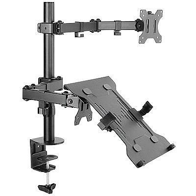 ���� ������ ����� ���� + ��� ���� ����  Aluminum Foldable Fold Laptop Desk Mount ���� BRATECK (����� ����� ��� 10"- 17.3")
