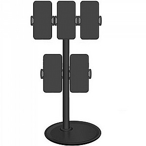 מעמד לשולחן לטלפון סלולרי מדגם Aluminum Foldable Mesh Phone Desk Mount מבית LaTera (מתאים לגודל מסך 4"- 10") מעמד לשולחן לטלפון סלולרי מדגם Aluminum Foldable Mesh Phone Desk Mount מבית LaTera (מתאים לגודל מסך 4"- 10")