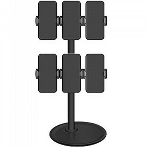 מעמד לשולחן לטלפון סלולרי מדגם Aluminum Foldable Reading Phone Desk Mount מבית LaTera (מתאים לגודל מסך 4"- 10") מעמד לשולחן לטלפון סלולרי מדגם Aluminum Foldable Reading Phone Desk Mount מבית LaTera (מתאים לגודל מסך 4"- 10")