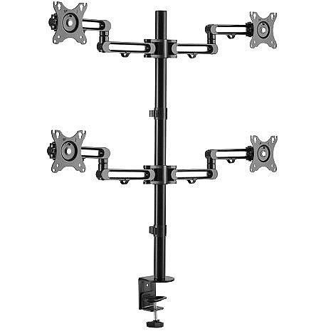 ���� ������ ���� ���� ���� Aluminum Foldable Grain Monitor Desk Mount ���� BRATECK (����� ����� ��� 10"- 32")