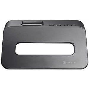 מעמד לשולחן למחשב נייד עם קירור מדגם Foldable Heat Laptop Desk Mount מבית CHOIIX (מתאים לגודל מסך 10"- 17.3") מעמד לשולחן למחשב נייד עם קירור מדגם Foldable Heat Laptop Desk Mount מבית CHOIIX (מתאים לגודל מסך 10"- 17.3")