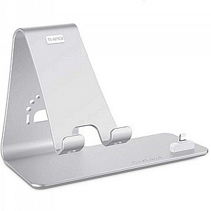 מעמד לשולחן לטלפון סלולרי iPhone + אוזניות AirPods מדגם Aluminum Dock Desk Mount מבית BESTAND (מתאים לכל הדגמים) מעמד לשולחן לטלפון סלולרי iPhone + אוזניות AirPods מדגם Aluminum Dock Desk Mount מבית BESTAND (מתאים לכל הדגמים)