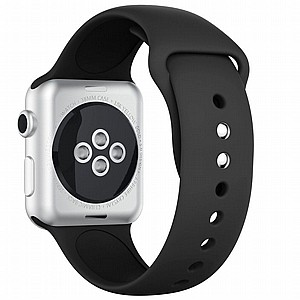 ����� ������� ���� Silicone Band ���� LaTera ����� ��� ����: Apple Watch 42mm/44mm/45mm (��� Black)