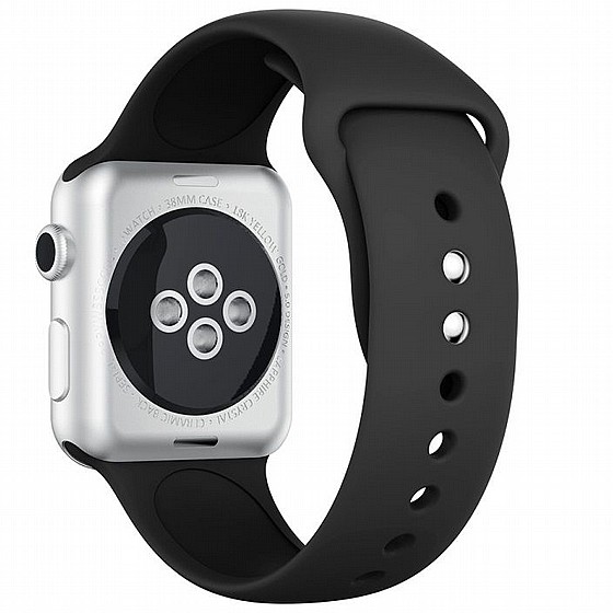 ����� ������� ���� Silicone Band ���� LaTera ����� ��� ����: Apple Watch 38mm/40mm/41mm (��� Black)