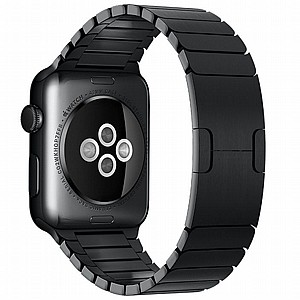 רצועת מתכת מדגם Butterfly Buckle Steel Band מבית LaTera לשעון חכם מדגם: Apple Watch 42mm/44mm/45mm (צבע Black) רצועת מתכת מדגם Butterfly Buckle Steel Band מבית LaTera לשעון חכם מדגם: Apple Watch 42mm/44mm/45mm (צבע Black)