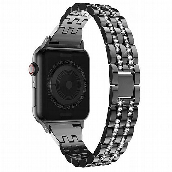 ����� ���� ���� Diamond Steel Band ���� LaTera ����� ��� ����: Apple Watch 42mm/44mm/45mm (��� Black)