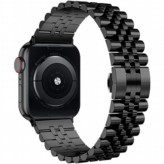 ����� ���� ���� Five Beads Steel Band ���� LaTera ����� ��� ����: Apple Watch 38mm/40mm/41mm (��� Black)
