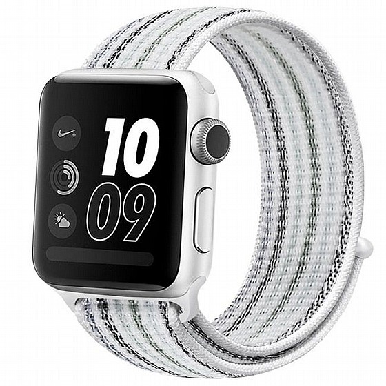 ����� �� / ������ ���� Loop Nylon Band ���� LaTera ����� ��� ����: Apple Watch 42mm/44mm/45mm (��� White Pinstripe)