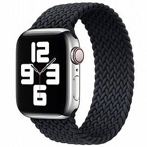 ����� �� / ������ ���� Single Turn Braided Nylon Band ���� LaTera ����� ��� ����: Apple Watch 38mm/40mm/41mm (��� Black)
