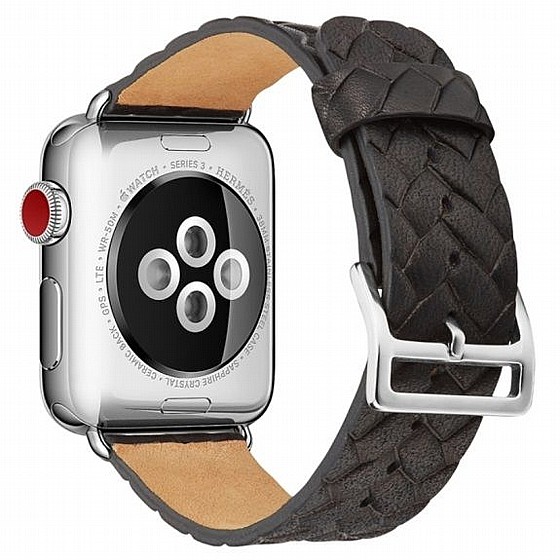 ����� ��� ����  Cowhide Embossed Leather Band ���� LaTera ����� ��� ����: Apple Watch 42mm/44mm/45mm (��� Black)