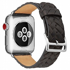 ����� ��� ����  Cowhide Embossed Leather Band ���� LaTera ����� ��� ����: Apple Watch 42mm/44mm/45mm (��� Black)