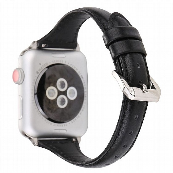 ����� ��� ����  Simple Fashion Leather Band ���� LaTera ����� ��� ����: Apple Watch 42mm/44mm/45mm (��� Black)