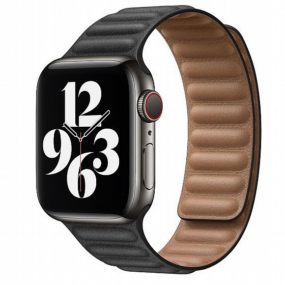 ����� ��� ���� Loop Magnetic Leather Band ���� LaTera ����� ��� ����: Apple Watch 38mm/40mm/41mm (��� Black)