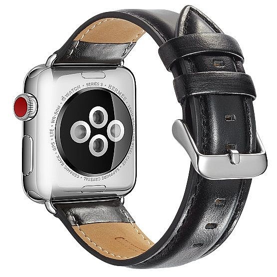 ����� ��� ����  Crazy Horse Leather Band ���� LaTera ����� ��� ����: Apple Watch 38mm/40mm/41mm (��� Black)