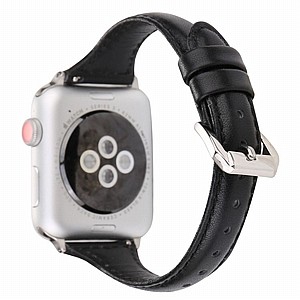����� ��� ����  Simple Fashion Leather Band ���� LaTera ����� ��� ����: Apple Watch 38mm/40mm/41mm (��� Black)