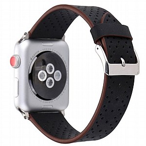 ����� ��� ����   Fashion Genuine Leather Band ���� LaTera ����� ��� ����: Apple Watch 38mm/40mm/41mm (��� Black)