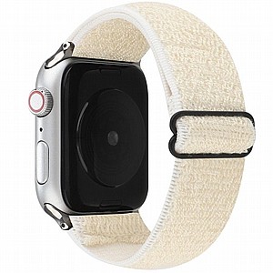 ����� �� / ������ ���� Solid Color Nylon Band ���� LaTera ����� ��� ����: Apple Watch 42mm/44mm/45mm (��� White)