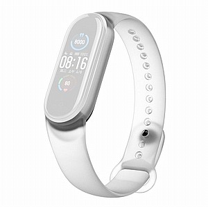 רצועת סיליקון מדגם Translucent Silicone Band מבית LaTera לשעון חכם מדגם: Xiaomi Mi Band 5 / 6 (צבע White) רצועת סיליקון מדגם Translucent Silicone Band מבית LaTera לשעון חכם מדגם: Xiaomi Mi Band 5 / 6 (צבע White)