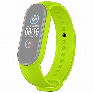 ����� ������� ���� Solid Color Silicone Band ���� LaTera ����� ��� ����: Xiaomi Mi Band 5 / 6 (��� Green)