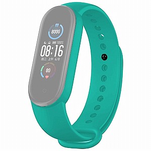 ����� ������� ���� Solid Color Silicone Band ���� LaTera ����� ��� ����: Xiaomi Mi Band 5 / 6 (��� Teal)