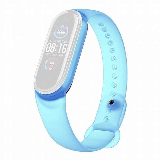 ����� ������� ���� Translucent Silicone Band ���� LaTera ����� ��� ����: Xiaomi Mi Band 5 / 6 (��� Blue)
