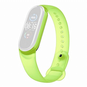 רצועת סיליקון מדגם Translucent Silicone Band מבית LaTera לשעון חכם מדגם: Xiaomi Mi Band 5 / 6 (צבע Lime) רצועת סיליקון מדגם Translucent Silicone Band מבית LaTera לשעון חכם מדגם: Xiaomi Mi Band 5 / 6 (צבע Lime)