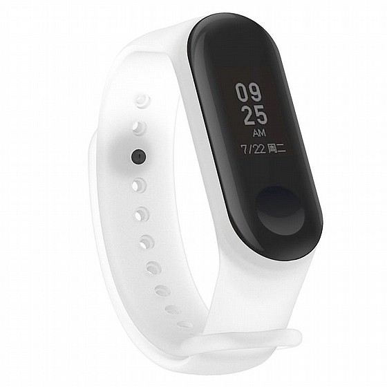 ����� ������� ���� Colorful Translucent Silicone Band ���� LaTera ����� ��� ����: Xiaomi Mi Band 3 / 4 (��� White)