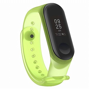 רצועת סיליקון מדגם Colorful Translucent Silicone Band מבית LaTera לשעון חכם מדגם: Xiaomi Mi Band 3 / 4 (צבע Green) רצועת סיליקון מדגם Colorful Translucent Silicone Band מבית LaTera לשעון חכם מדגם: Xiaomi Mi Band 3 / 4 (צבע Green)