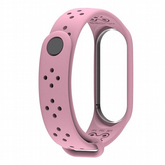 ����� ������� ���� Mijobs Silicone Band ���� LaTera ����� ��� ����: Xiaomi Mi Band 3 / 4 (��� Pink)