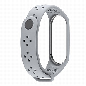 ����� ������� ���� Mijobs Silicone Band ���� LaTera ����� ��� ����: Xiaomi Mi Band 3 / 4 (��� Gray)