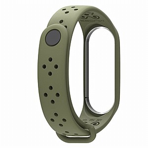 ����� ������� ���� Mijobs Silicone Band ���� LaTera ����� ��� ����: Xiaomi Mi Band 3 / 4 (��� ArmyGreen)