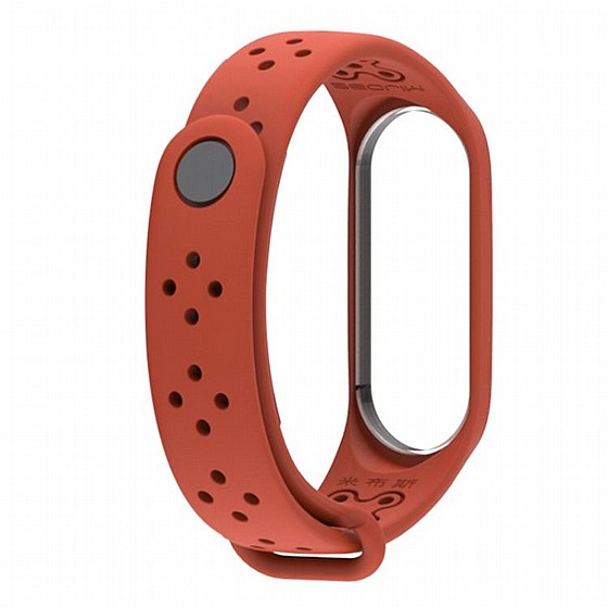 ����� ������� ���� Mijobs Silicone Band ���� LaTera ����� ��� ����: Xiaomi Mi Band 3 / 4 (��� Red)