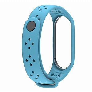 רצועת סיליקון מדגם Mijobs Silicone Band מבית LaTera לשעון חכם מדגם: Xiaomi Mi Band 3 / 4 (צבע Blue) רצועת סיליקון מדגם Mijobs Silicone Band מבית LaTera לשעון חכם מדגם: Xiaomi Mi Band 3 / 4 (צבע Blue)