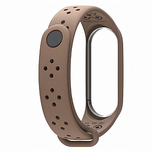 רצועת סיליקון מדגם Mijobs Silicone Band מבית LaTera לשעון חכם מדגם: Xiaomi Mi Band 3 / 4 (צבע Coffee) רצועת סיליקון מדגם Mijobs Silicone Band מבית LaTera לשעון חכם מדגם: Xiaomi Mi Band 3 / 4 (צבע Coffee)