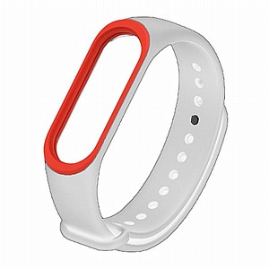 רצועת סיליקון מדגם Colorful Silicone Band מבית LaTera לשעון חכם מדגם: Xiaomi Mi Band 3 / 4 (צבע White/Red) רצועת סיליקון מדגם Colorful Silicone Band מבית LaTera לשעון חכם מדגם: Xiaomi Mi Band 3 / 4 (צבע White/Red)