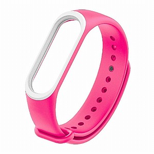 ����� ������� ���� Colorful Silicone Band ���� LaTera ����� ��� ����: Xiaomi Mi Band 3 / 4 (��� Pink/White)