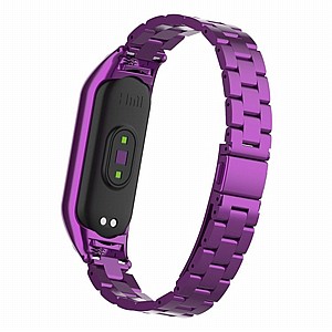 ����� ���� ���� Double Spring Steel Band ���� LaTera ����� ��� ����: Xiaomi Mi Band 5 / 6 (��� Purple)