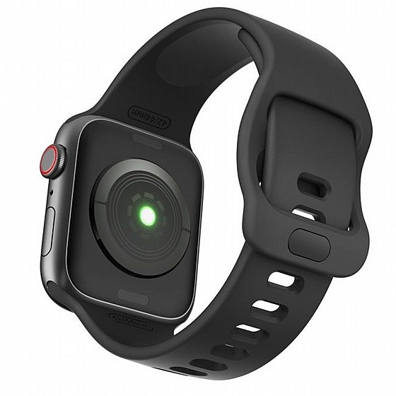 ����� ������� ����  Wrist Strap Silicone Band ���� LaTera ����� ��� ����: Apple Watch 38mm/40mm/41mm (��� Black)