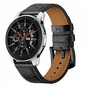 ����� ��� ����   Eyelet Sport Leather Band ���� LaTera ����� ��� ����: Samsung Galaxy Watch  46mm (��� Black)