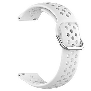 רצועת סיליקון מדגם Sports Solid Color Silicone Band מבית LaTera לשעון חכם מדגם: Samsung Galaxy Watch 46mm (צבע White) רצועת סיליקון מדגם Sports Solid Color Silicone Band מבית LaTera לשעון חכם מדגם: Samsung Galaxy Watch 46mm (צבע White)