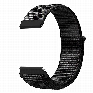 רצועת בד / ניילון מדגם Simple Braided Nylon Band מבית LaTera לשעון חכם מדגם: Samsung Galaxy Watch 46mm (צבע Black) רצועת בד / ניילון מדגם Simple Braided Nylon Band מבית LaTera לשעון חכם מדגם: Samsung Galaxy Watch 46mm (צבע Black)