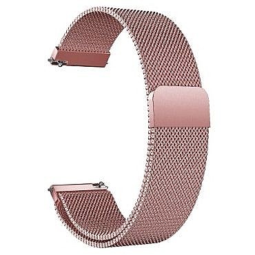 ����� ���� ���� Milanese Loop Magnetic Steel Band ���� LaTera ����� ��� ����: Samsung Galaxy Watch  42mm (��� Rose Pink)