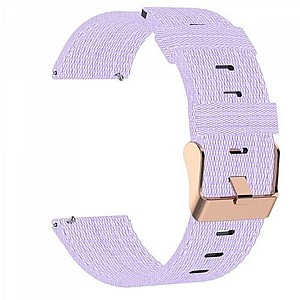 ����� �� / ������ ����  Woven Textured Nylon Band ���� LaTera ����� ��� ����: Samsung Galaxy Watch  42mm (��� Light Purple)